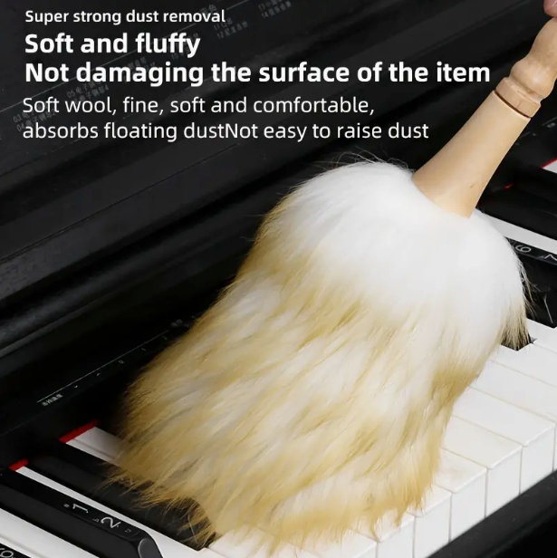 UltraSoft Instrument Duster - Piano & Musical Instrument Cleaning Brush