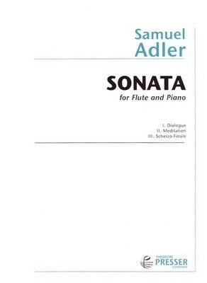 ADLER - SONATA FOR FLUTE/PIANO