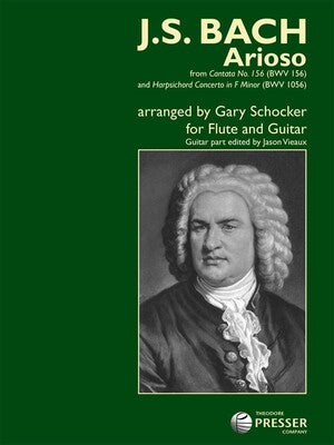 BACH - ARIOSO FROM BWV 1056 FLUTE/GUITAR ARR SCHOCKER