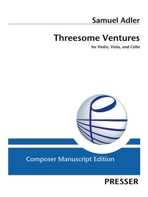 ADLER - THREESOME VENTURES VIOLIN/VIOLA/CELLO SC/PTS (POD)