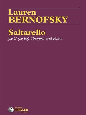 BERNOFSKY - SALTARELLO FOR C (OR E FLAT) TRUMPET/PIANO