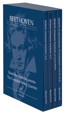 BEETHOVEN - COMPLETE STRING QUARTETS STUDY SCORES SLIP CASE
