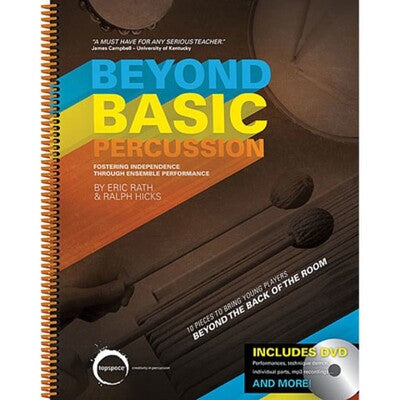 BEYOND BASIC PERCUSSION BK/DVD