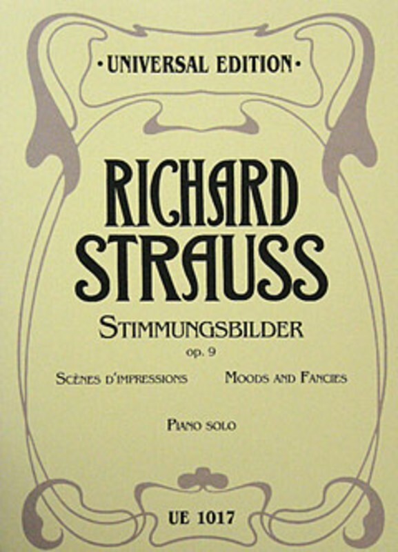 STRAUSS - STIMMUNGSBILDER (MOODS AND FANCIES) OP 9 PIANO