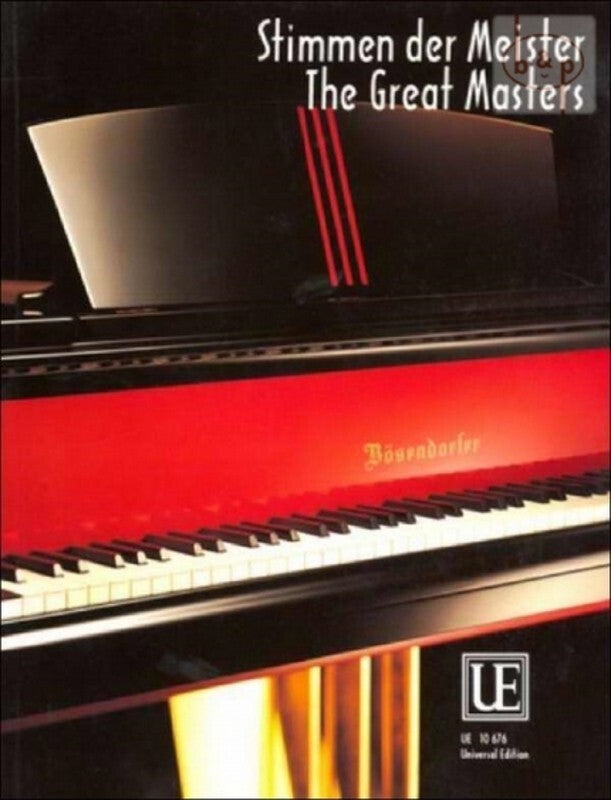 THE GREAT MASTERS FOR PIANO ED SAUER