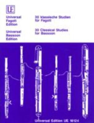30 CLASSICAL STUDIES FOR BASSOON