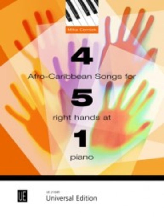 4 AFRO CARIBBEAN SONGS FOR 5 RIGHT HANDS AT 1 PI
