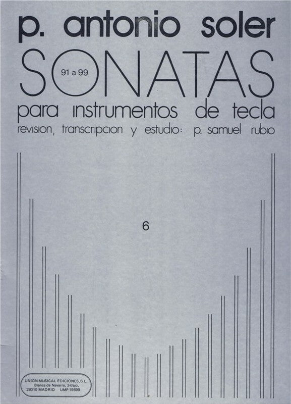 SOLER SONATAS VOL 6 PNO