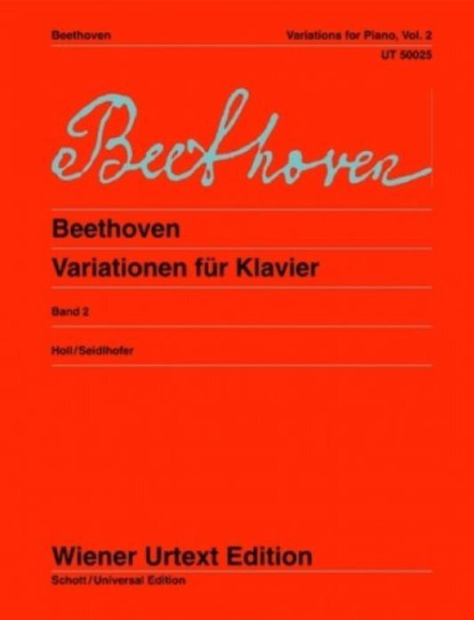 BEETHOVEN - VARIATIONS FOR PIANO VOL 2