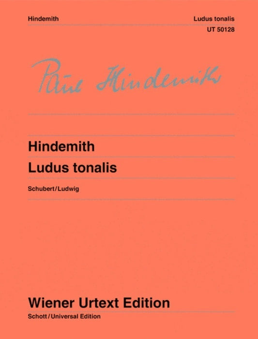 HINDEMITH - LUDUS TONALIS FOR PIANO