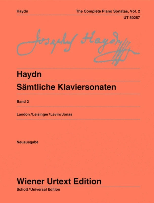 HAYDN - COMPLETE PIANO SONATAS VOL 2 URTEXT