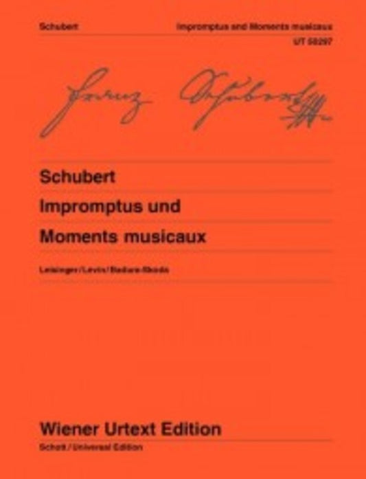 SCHUBERT - IMPROMPTUS MOMENTS MUSICAUX URTEXT