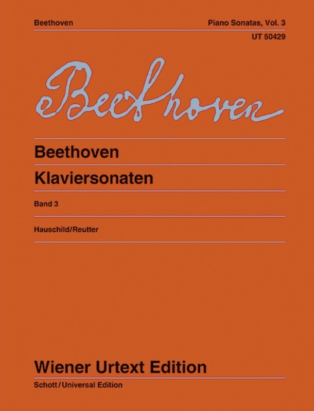 BEETHOVEN - PIANO SONATAS VOL 3 WIENER URTEXT EDITION