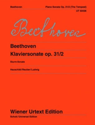 BEETHOVEN - PIANO SONATA OP 31 NO 2 THE TEMPEST