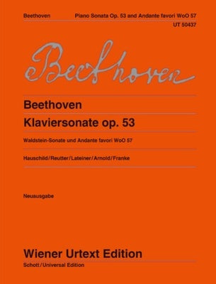 BEETHOVEN - SONATA (WALDSTEIN) & ANDANTE FAVORI OP 53 PIANO