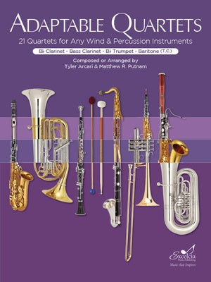 ADAPTABLE QUARTETS FOR CLARINET/TRUMPET/BARITONE TC