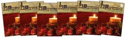 18 INTERMEDIATE CHRISTMAS FAVORITES CLARINET BK/