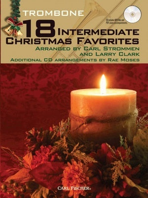 18 INTERMEDIATE CHRISTMAS FAVORITES TROMBONE BK