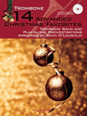 14 ADVANCED CHRISTMAS FAVORITES TROMBONE BK/CD