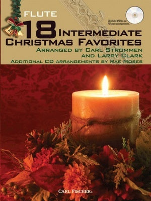 18 INTERMEDIATE CHRISTMAS FAVORITES FLT BK/CD