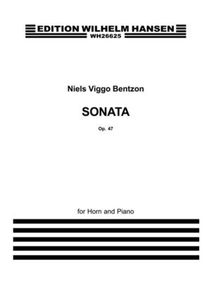 BENTZON - SONATA OP 47 FOR HORN/PIANO