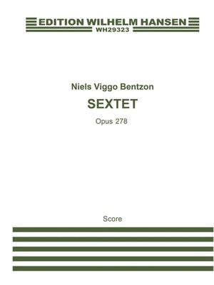 BENTZON SEXTET OP278 WIND SCORE