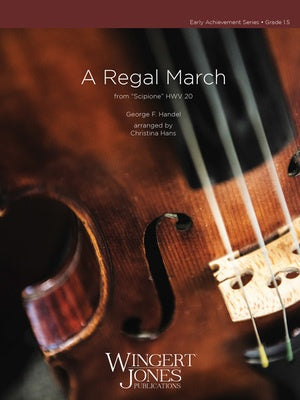 A REGAL MARCH FROM SCIPIONE STRING ORCHESTRA SO1.5 SC/PTS