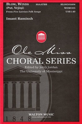 BLOW WINDS LATVIAN SONG SATB