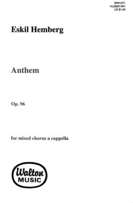 ANTHEM OP 96 SATB A CAPPELLA