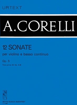 12 SONATAS OP 5 VOL B VIOLIN & BASSO CONTINUO