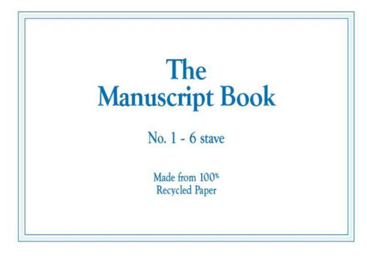 MANUSCRIPT BK 1 6 STAVE (RECYCLED) 16PP STAPLED