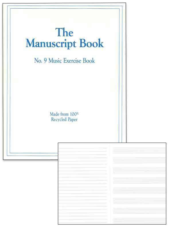 MANUSCRIPT BOOK 9 INTERLEAVED 26PP 9 STAVE