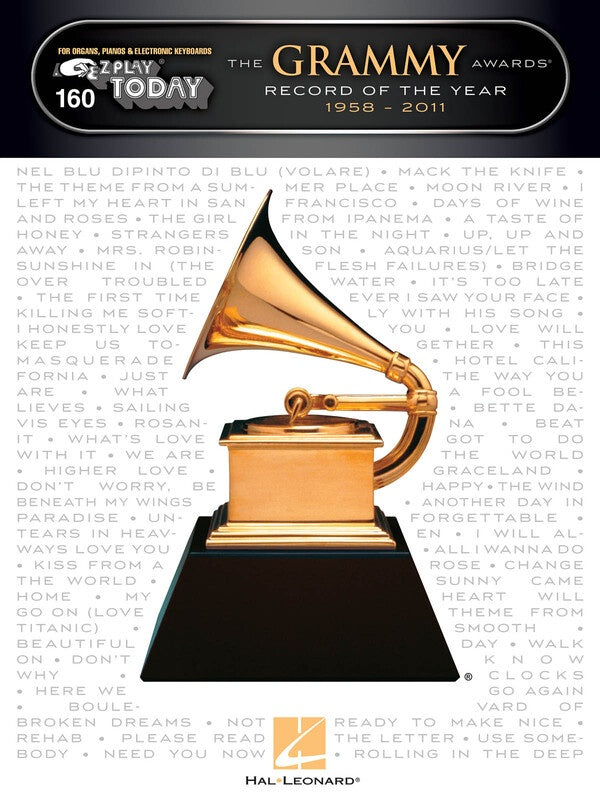 EZ PLAY 160 GRAMMY AWARDS RECORD YEAR 1958-2011