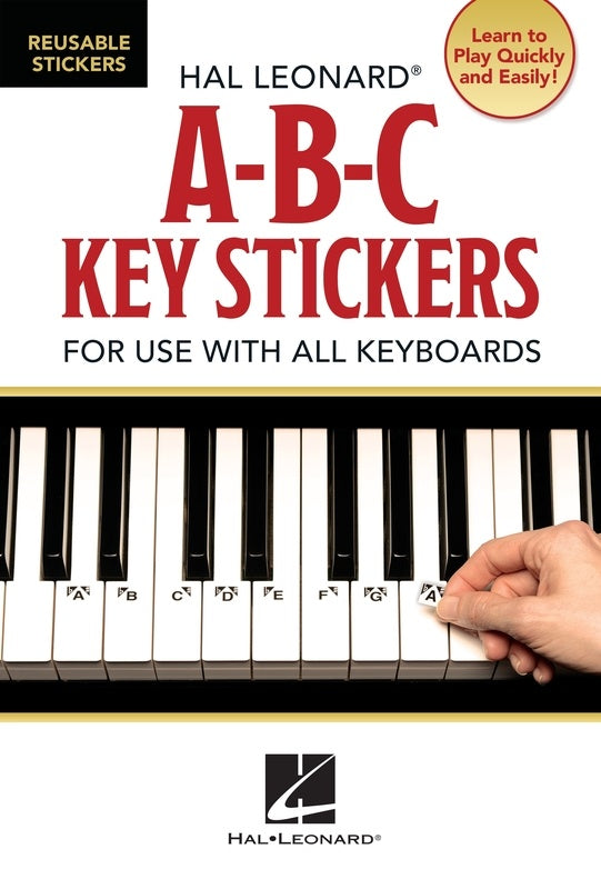 ABC KEYBOARD STICKERS (42 STICKERS)