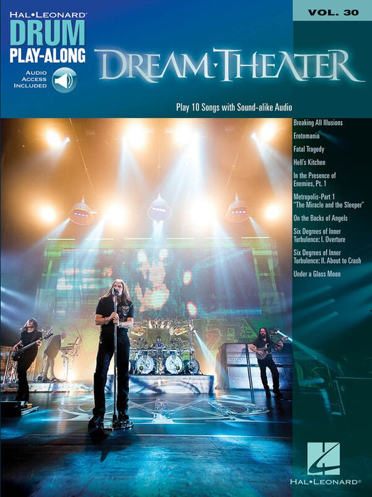 DREAM THEATER DRUM PLAYALONG V30 BK/OLA