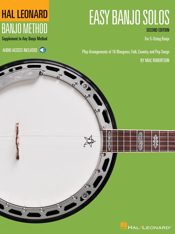 HL EASY BANJO SOLOS 2ND ED BK/OLA