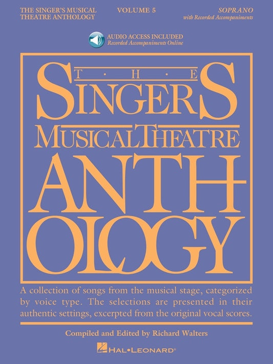 SINGERS MUSICAL THEATRE ANTH V5 SOP BK/OLA