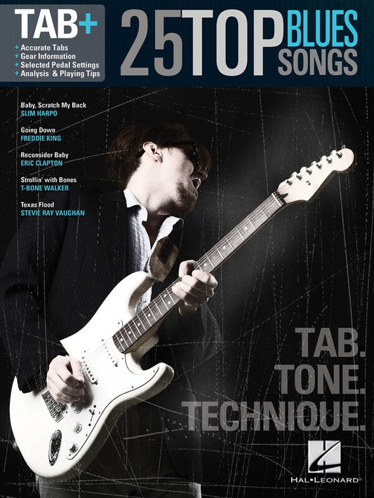 25 TOP BLUES SONGS GUITAR TAB PLUS