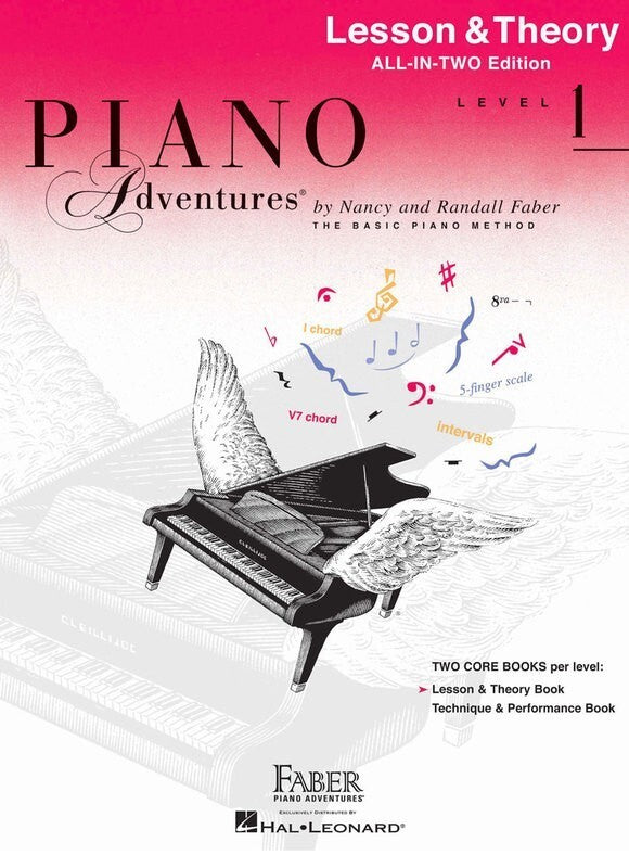 PIANO ADVENTURES ALL IN TWO 1 LESSON THEORY