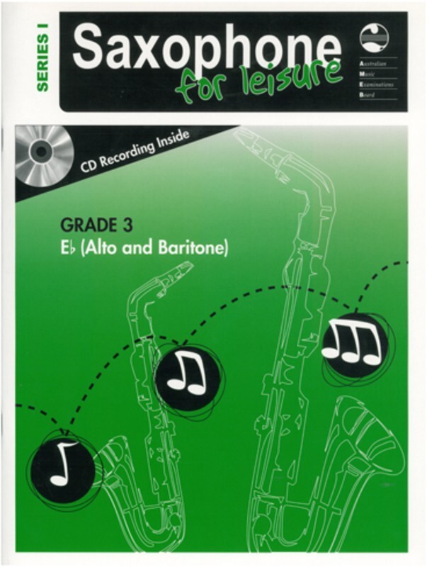 AMEB SAXOPHONE FOR LEISURE GRADE 3 E FLAT BK/CD SER 1