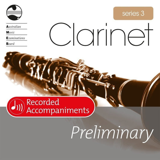 AMEB CLARINET PRELIMINARY SERIES 3 RECORDED ACCOMP CD