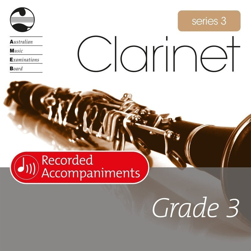 AMEB CLARINET GRADE 3 SERIES 3 RECORDED ACCOMP CD
