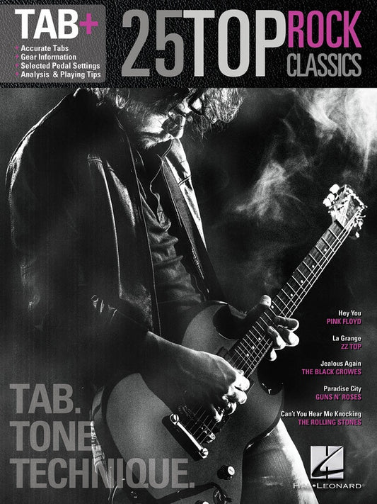 25 TOP ROCK CLASSICS GUITAR TAB PLUS