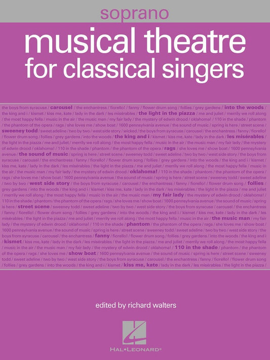 MUSICAL THEATRE FOR CLASSICAL SINGERS SOPRANO