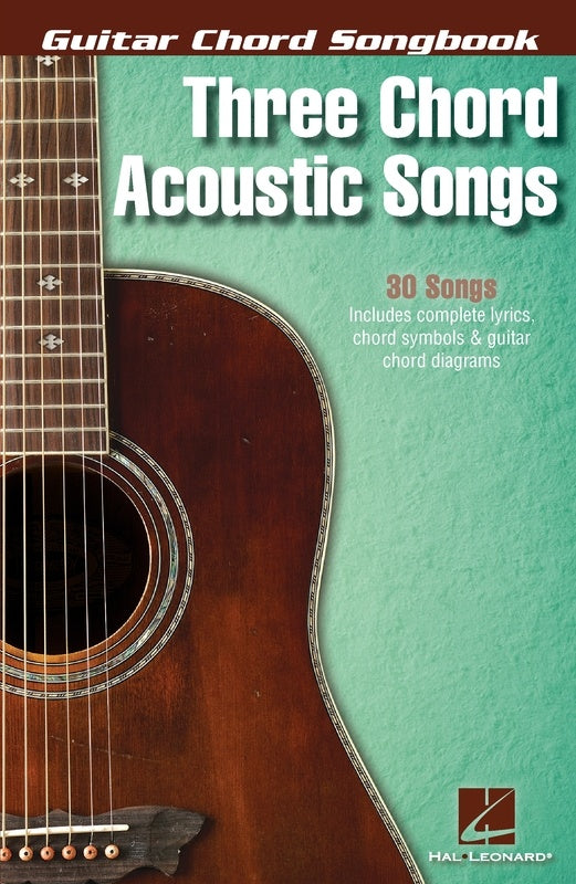 GUITAR CHORD SONGBOOK 3 CHORD ACOUSTIC SONGS