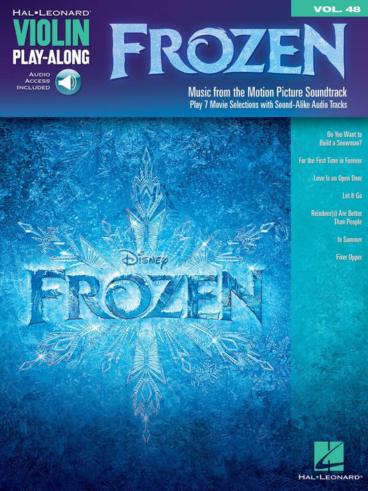 FROZEN VIOLIN PLAYALONG V48 BK/OLA