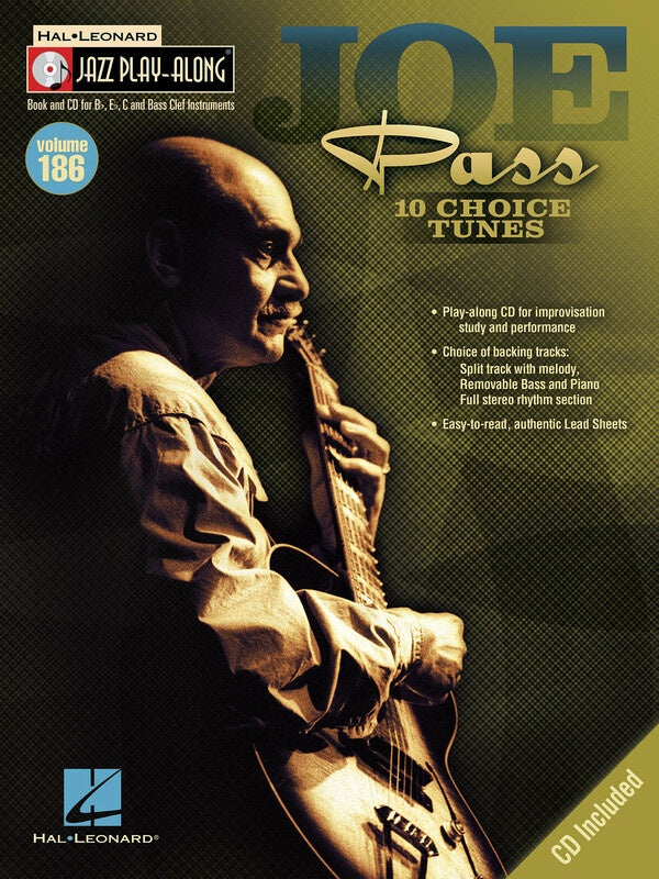 JOE PASS JAZZ PLAY ALONG V186 BK/CD