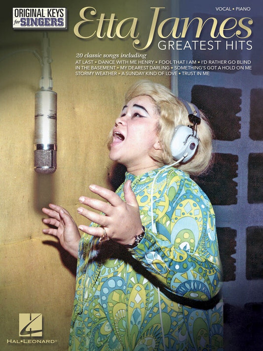 ETTA JAMES GREATEST HITS - ORIGINAL KEYS FOR SINGERS