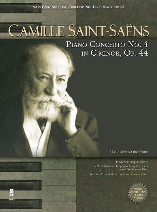 SAINT-SAENS - PIANO CONCERTO NO 4 OP 44 BK/CD