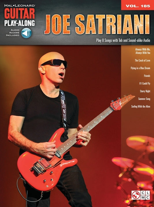 JOE SATRIANI GUITAR PLAYALONG V185 BK/OLA